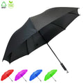 Ovida Luxury Golf Umbrella with Metal Handle Straight Style Custom Logo Printing Adults' Chinese Manufacturer Wholesale Product