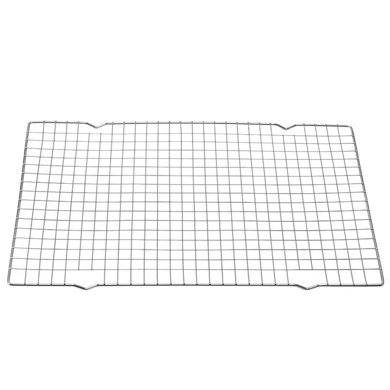 Food Grade Stainless Steel Cooling Rack Food Rack Wire Grid Cooling Tray Non-Stick Coating Baking Tool