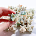 Huiying Gemstone Assorted Merkabas 1 Inch Wholesale Gemstone Amazonite Merkaba