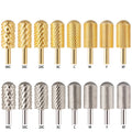 Carbide Nail Drill Bit Large Barrel Smooth Top Carbide Nail Milling Cutter Nail E-file Carbide Bit