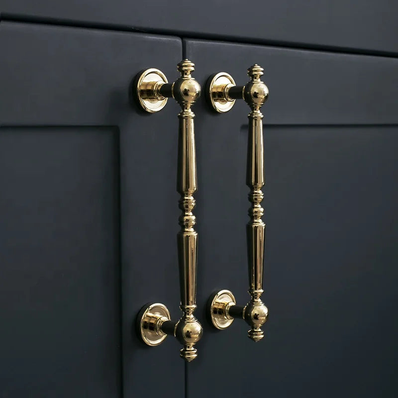 Hot Sale Chrome Silver Polished Gold Brass New Cabinet Handles and Knobs Copper Drawer Pull
