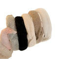 Wide Edge Versatile Temperament Net Red Plush Cross Wide Edge Headband Go Out to Press Hair Clip Winter Hair Band