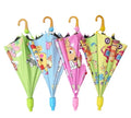 Straight Auto Open Custom Cartoon Printing Children Kids Umbrella with No Water Drip CaseKids Umbrella with Ice Cream Handle