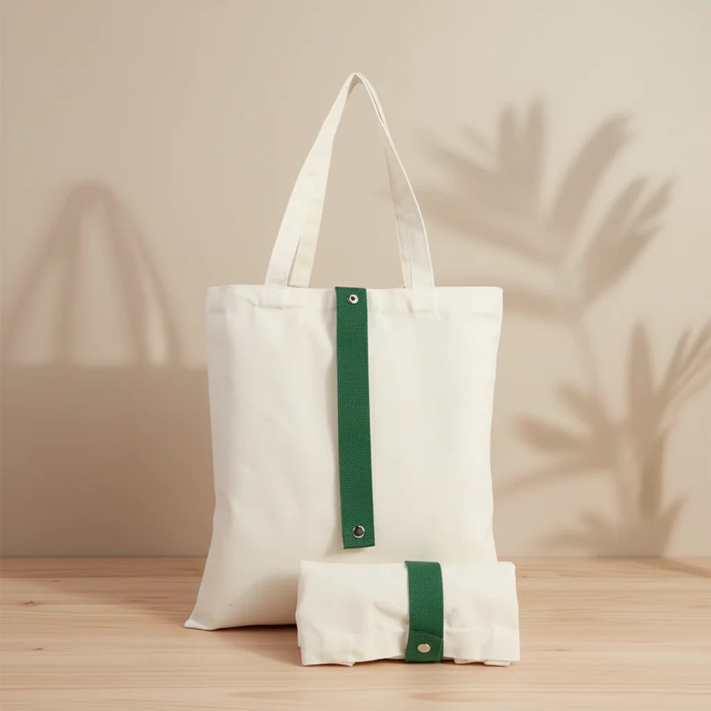 Wholesale Foldable Shopping Bag Reusable Eco-Friendly Tote Bag Canvas Durable Recycled Supermarket Grocery Bag