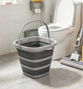 10L Collapsible Foldable Bucket with Handle PP TPR Space Saving for Home Cleaning Camping Car Wash OEM ODM Supported