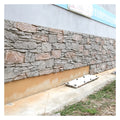 Wholesale Small Square Decorative PU Stone Wall Panel Industrial Design Style for Hotel Application