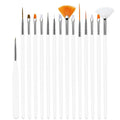 All-in-One Manicure Brush Set Gel Nail Polish Painting Dotting Pen Tool Kit for Varnishes