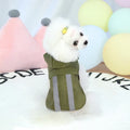 Factory Price Dog Raincoat with Reflective Stripe Waterproof Clothes for Dogs Jumpsuit Rain Coat Hooded Overalls Pet Clothing