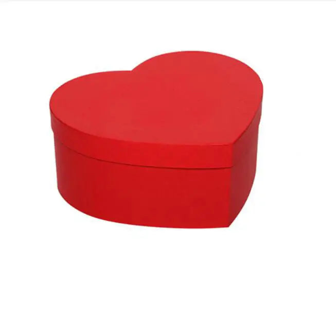 Luxury Gift Empty Paper Chocolate Box Heart Shape Gift Packaging Rose Flower Box