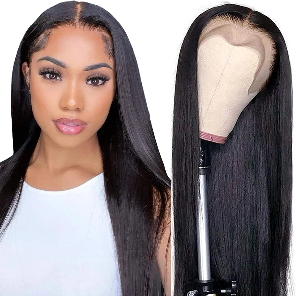 Vendors Lace Wigs 100% Virgin Human HairRaw Indian Hair Human WigsHumain Hair Wig Full Hd Lace Transparent Hd Lace Frontal Wig