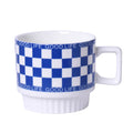 New Stacking Ceramic Coffee Mugs-Business Gift for Breakfast Use
