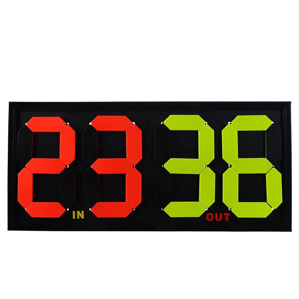 LXY-021 PVC 4-Digital Two Sides Player Substitution Board for Soccer Training Equipment
