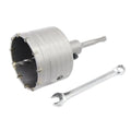 LAIWEI 90mm Concrete Center Drill Bit SDS Carbide Hollow Hole Cutter Adapter Brick Cement Stone Walls Core Bit