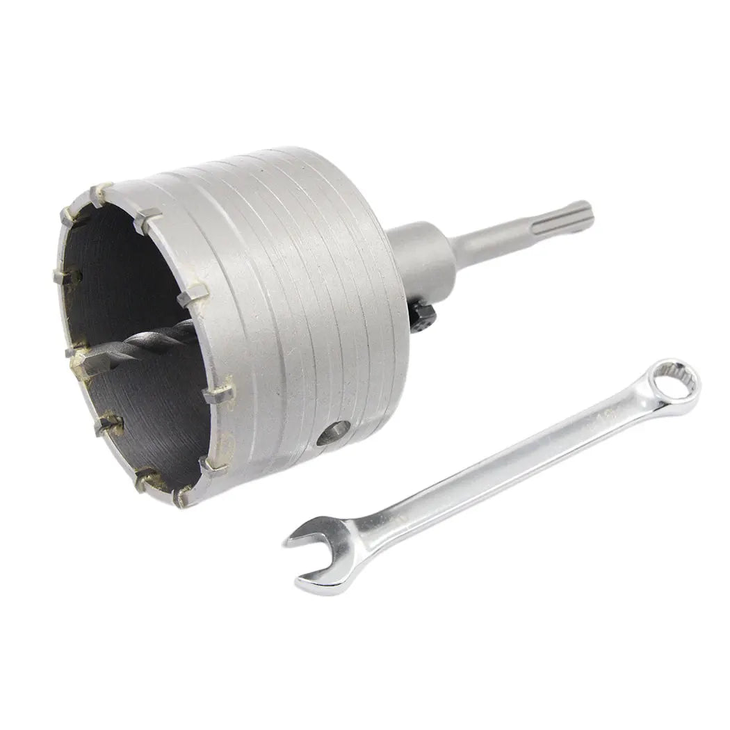 LAIWEI 90mm Concrete Center Drill Bit SDS Carbide Hollow Hole Cutter Adapter Brick Cement Stone Walls Core Bit