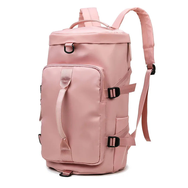 Hot Sale Custom Logo Travel Duffel Bag Backpack Gym Sport Football Basketball Backpack Men Women