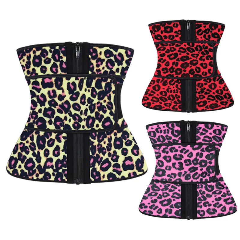 NANBIN Red Leopard Plus Size Breathable Waist Cinchers Custom Women's Shapers