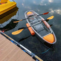 Factory Wholesale Single Person Transparent Kayaks Activity Resort Travel Scenic Area Clear Seat Boating PC Crystal Kayaks