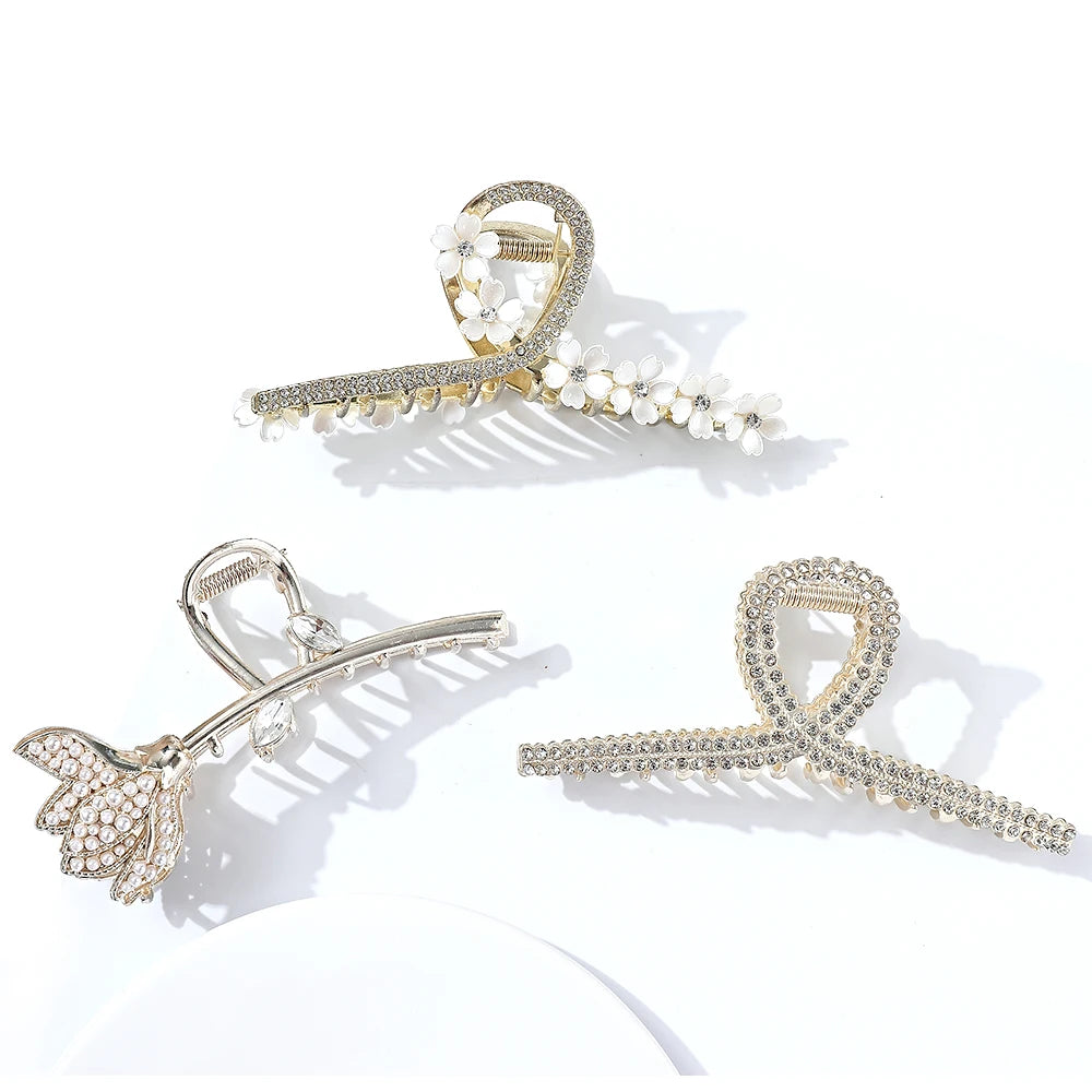 Wholesale Korean Fashion Women Hair Accessories Clips Set Large Hair Claw Clips