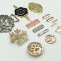 Custom Metal Logo Gold Logo Three-Dimensional Clothing Factory Direct Sales Metal Clothing Labels Free Sample