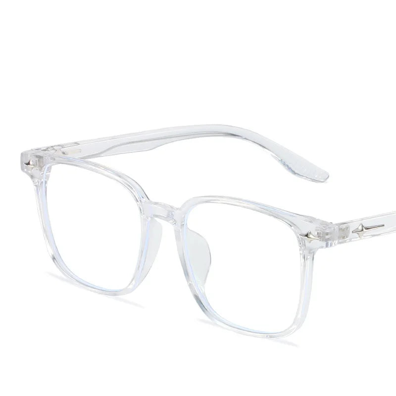 2024 New Fashion Square Frame Pc Glasses Women and Men Bluelight Blocking Glasses for Round Face Eyeglasses Frames