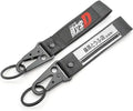 Car Motorcycle Key Chain Nylon Embroidery Racing JDM Style Tags Decoration Sublimation Jet Tag