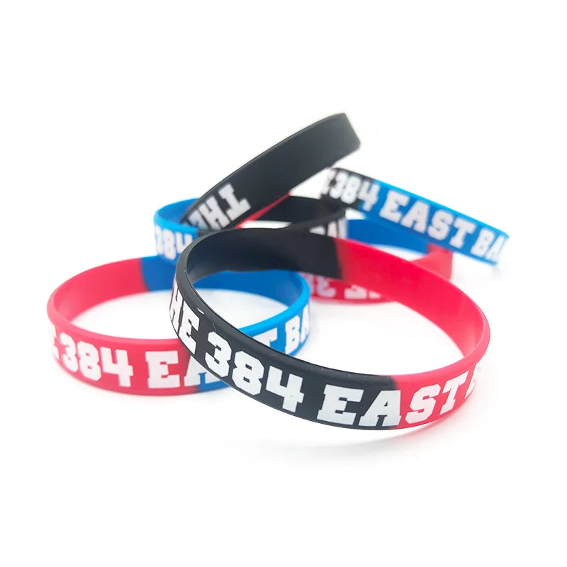 Promotion Gifts Fashion Silicone Eco-friendly Durable Wristband with Customized Logo-Mix Color for Adult Child & Women Sizes