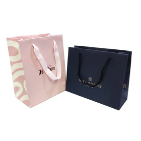 Luxury Kraft Paper Custom Printed Bags for Clothing Shoes-for Use As Luxury Gift Packaging Manufactured by Factory Supplier