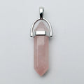 2026 Best Sell Natural Rock Stone Cabochon Pointed Pendulum Ornament for Decoration