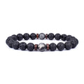 Agate Tibetan Buddha 8mm Beads Engagement Trendy Bracelet Women Men Jewelry Gift
