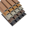 Waterproof Wpc Exterior Wall Facade Panel Outdoor Wpc Pvc Wood Plastic Composite Exterior Wall Cladding