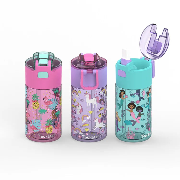 450ml New Design Bpa Free Eco-Friendly Tritan Kids Water Bottle With Soft Spout