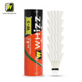 Badminton Shuttloeocck Customization Accepted Goose Curving Feather White Training Ns 3000 6 Pieces Nylon Shuttlecock W-5