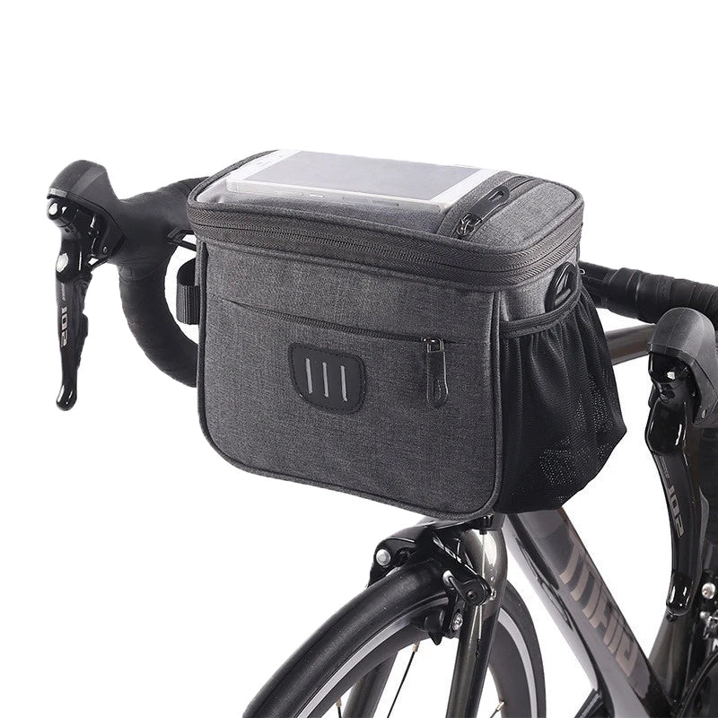 Outdoor Sports Cycling Equipment Reflective Mark Bicycle Pannier Front Tube Basket Waterproof Bike Handlebar Bag