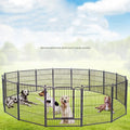 Hot Selling Indoor & Outdoor Foldable Pet Playpen Metal Dog Enclosure Cage with Animal Pattern Hot Selling Dog Cage