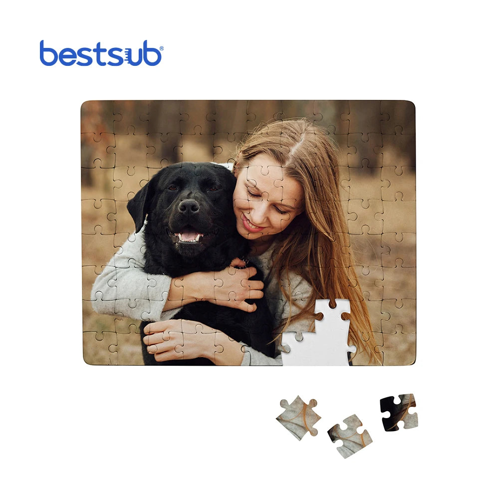 BestSub Wholesale Custom 7.5 X 9.5 Inch Sublimation Blanks Jigsaw Kids Puzzle