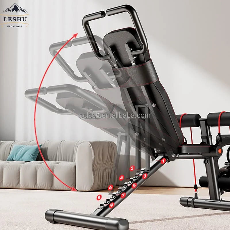 Dumbbell Stool Foldable Sit up Fitness Equipment Commercial Multifunctional Supine Board Fitness Chair Flying Bird Bench