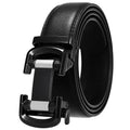 LQbelt Men's Automatic Buckle Belt Genuine Leather Belts Waistband Ratchet Belt for Men Custom LOGO Factory