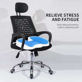 Hemorrhoid Pillow Coccyx Hip Pressure Relief Cushion Pads Chinese Suppliers Wholesale Memory Foam Gel Cushion Seat Orthopedic
