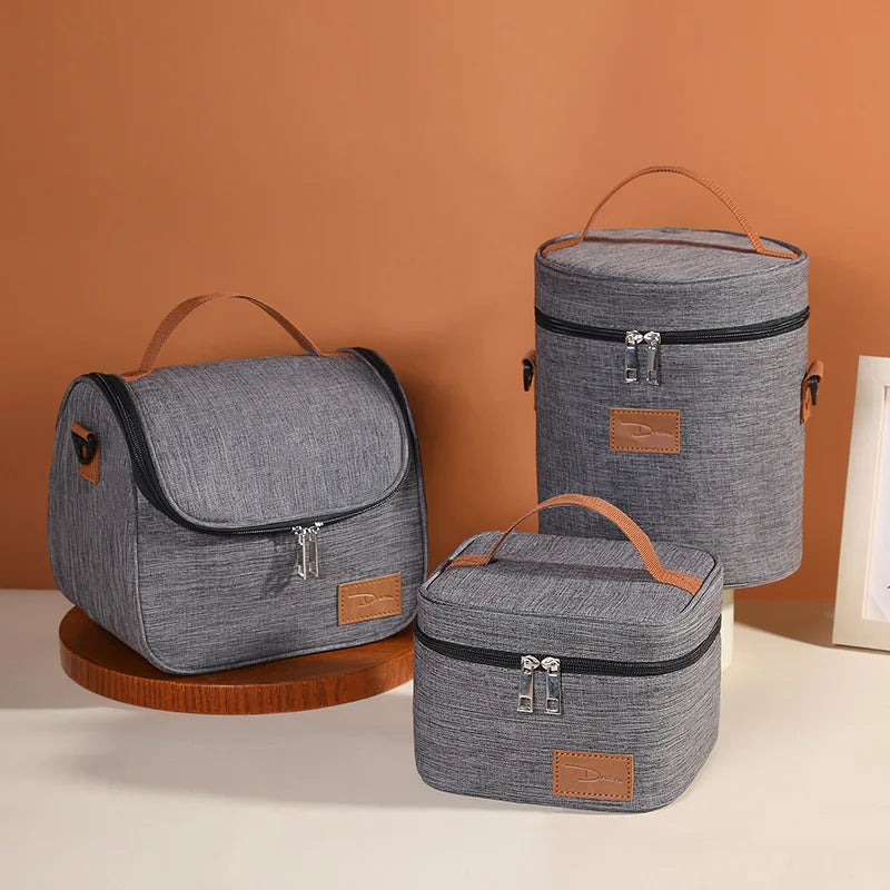 Hot or Cold Food Lunch Box Lugger Tote Insulated Lunch Bag for Potluck Parties/Picnic/Cookouts