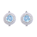 Hot Sale Fashion Jewelry 925 Solid Silver Earrings Gemstones Silver Earrings for Women