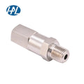 HAL-LOK HTT02 High Pressure Manual 3000psi Stainless Steel Check Valve Female and Male Connections for Gas Applications