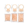 Wholesale Eyelash Extension Tools Professional Glue Cup Silicone Ring Disposable Glue Ring Holder