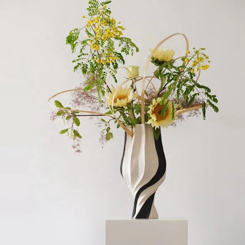 Factory Ceramic Customization Modern European White Vase Large Ceramic Vase Large Custom Ceramic Vase