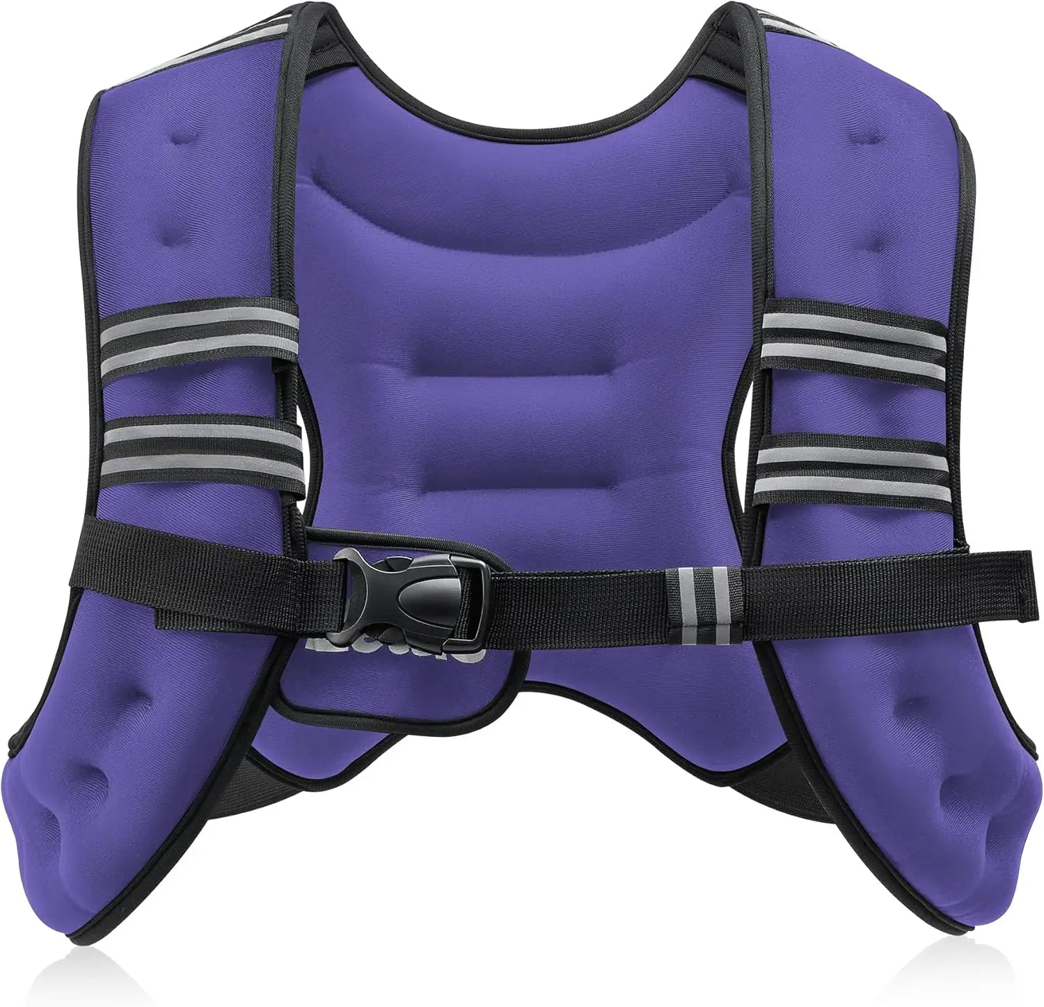 5lb 10lb 15lb Weight Vest with Reflective Stripes Adjustable Straps Ultra Thin Weight Vest for Home Gym