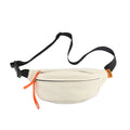 Unisex Customized Waterproof Sport Fitness Waist Bag with Zipper Closure Fashionable Letter-Printed Running Belt for Men Women
