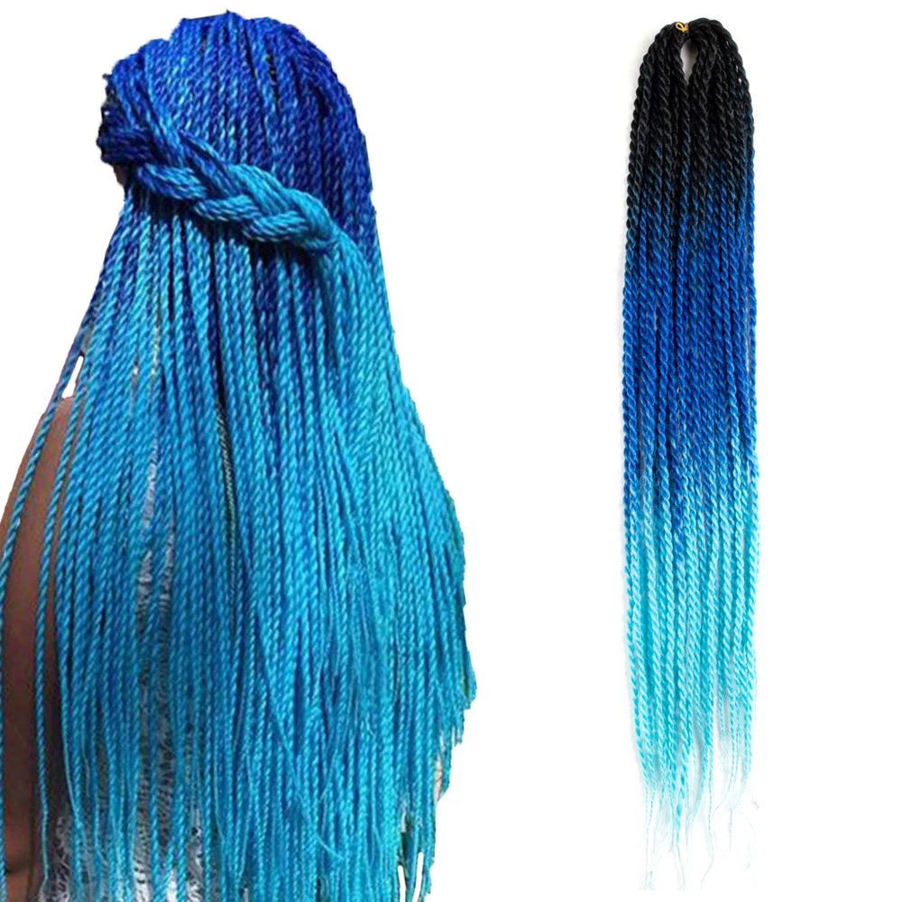 Senegalese Twist Ombre Hair Senegalese Twist Braid Crochet Hair Extension Senegalese Twists Ombre 20 Inch