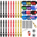 CyeeLife Dart Accessories Kit Alu Shafts Flights Plastic Protectors Rubber O Rings Sharpener and Tool