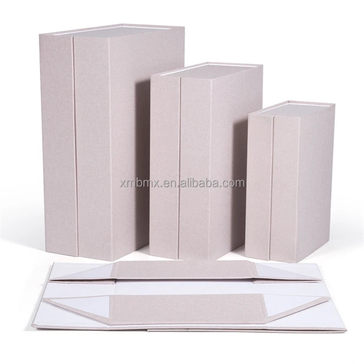 Custom Recyclable Cardboard Paper Hard Rigid Packaging Luxury Folding Magnetic Gift Box