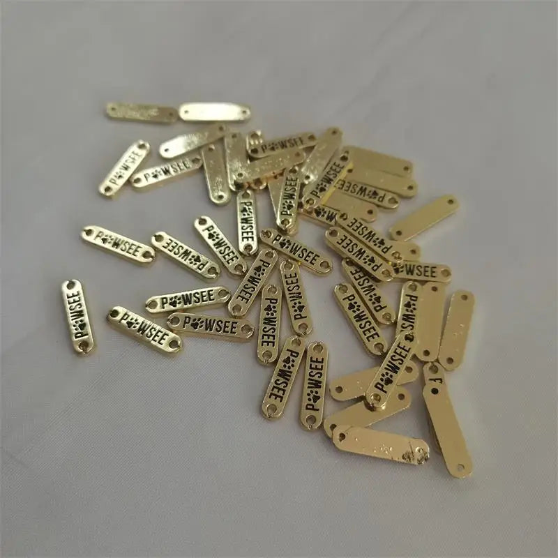 Garment Custom Clothing Label Handbag  Maker  Custom Alloy Bag Logos for Clothing Alloy Label