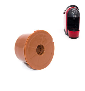 Hot Sale Compact Reusable Coffee Capsules Portable Refillable Plastic with Stainless Steel Filter for Caffitaly